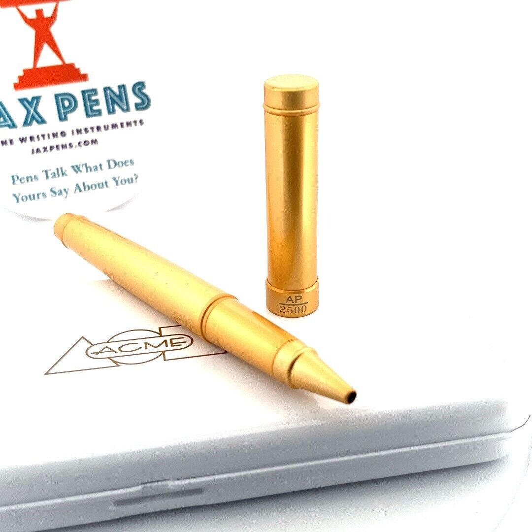 ACME Studios' LE  "Midas Gold - Flat” Rollerball Pen by LESLEY BAILEY