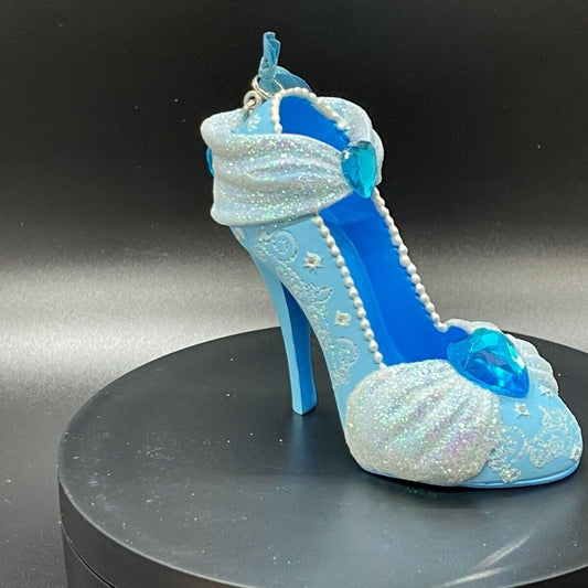 Disney Cinderella Blue Shoe Christmas Ornament