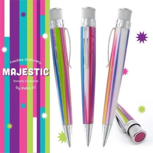 Retro 51 Pen “MAJESTIC” Big Shot Rollerball Pen Sealed in Org Tube, L.E>