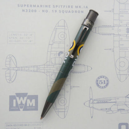 Retro 51 Tornado IWM Collection Rollerball Pen in Spitfire N3200 - NEW in Box