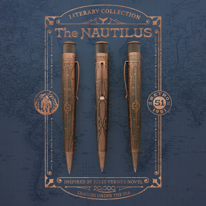 Retro 51 Pen Big Shot Nautilus Jules Verne New Sealed Serial #1