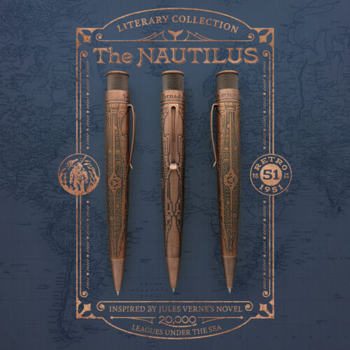 Retro 51 Pen Big Shot Nautilus Jules Verne New Sealed Serial #1