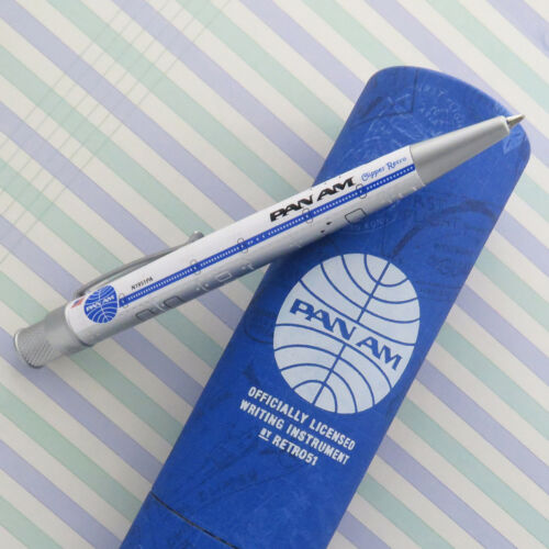 Retro 51  Rollerball Pen in Pan Am Clipper- NEW -Sealed, #'d