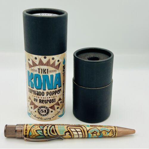 Retro 51 “TIKI KONA" POPPER Rollerball Pen Rare Launched July 2017 L.E. SEALED