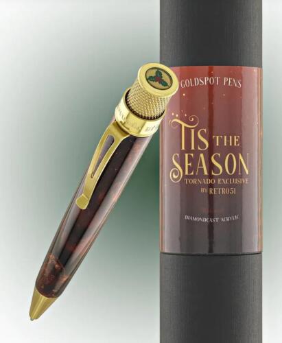 Retro 51 Pen Rball in 'Tis the Season Diamondcast Resin - Sealed #019