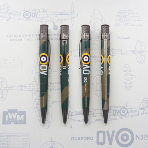 Retro 51 Tornado IWM Collection Rollerball Pen in Spitfire N3200 - NEW in Box