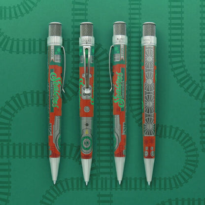 Retro 51 "Christmas Light Express" Tornado Rollerball Pen  - LE,  #ed, New