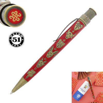 Retro 51 Lunar Zodiac - Year of the Dragon L.E. Rollerball Pen, New, Sealed, #'d