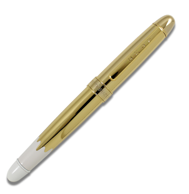 ACME Studio "Gold Dipped- White" Rollerball Pen Color Test By ROBERT STADLER NEW
