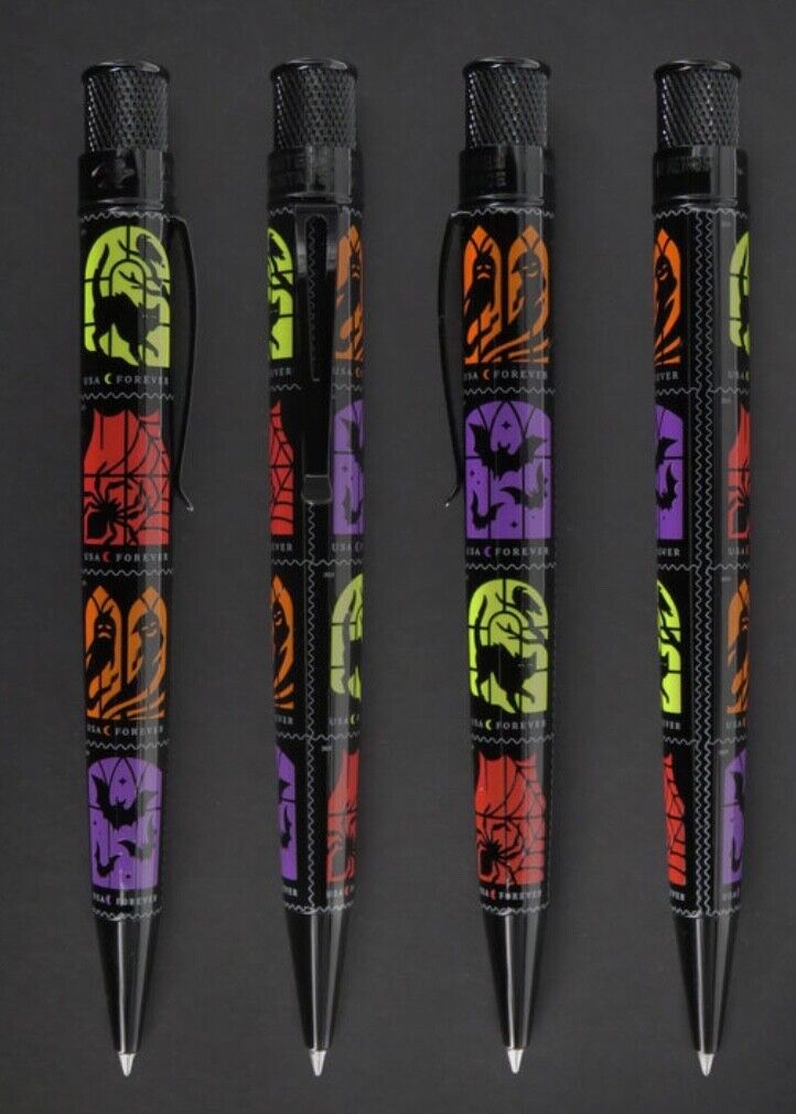 Retro 51 Spooky Silhouettes USPS Rollerball Pen - New Sealed #'d