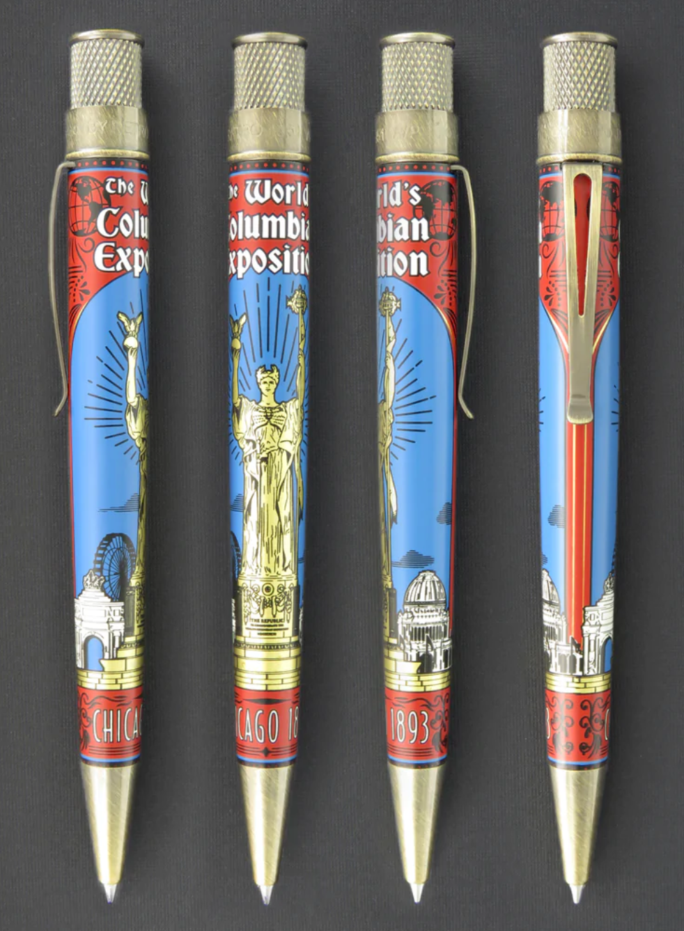 Retro 51 Ltd. Ed. Rollerball Pen - Columbian Exposition of 1893 - New, Sealed