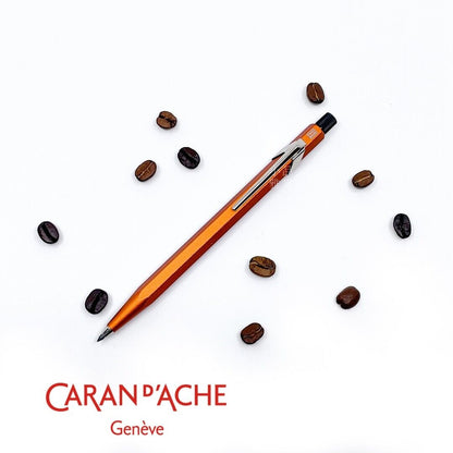 Nespresso Orange Aluminum Caran d'Ache Nespresso Orange PLUS 3 Wood Pencils