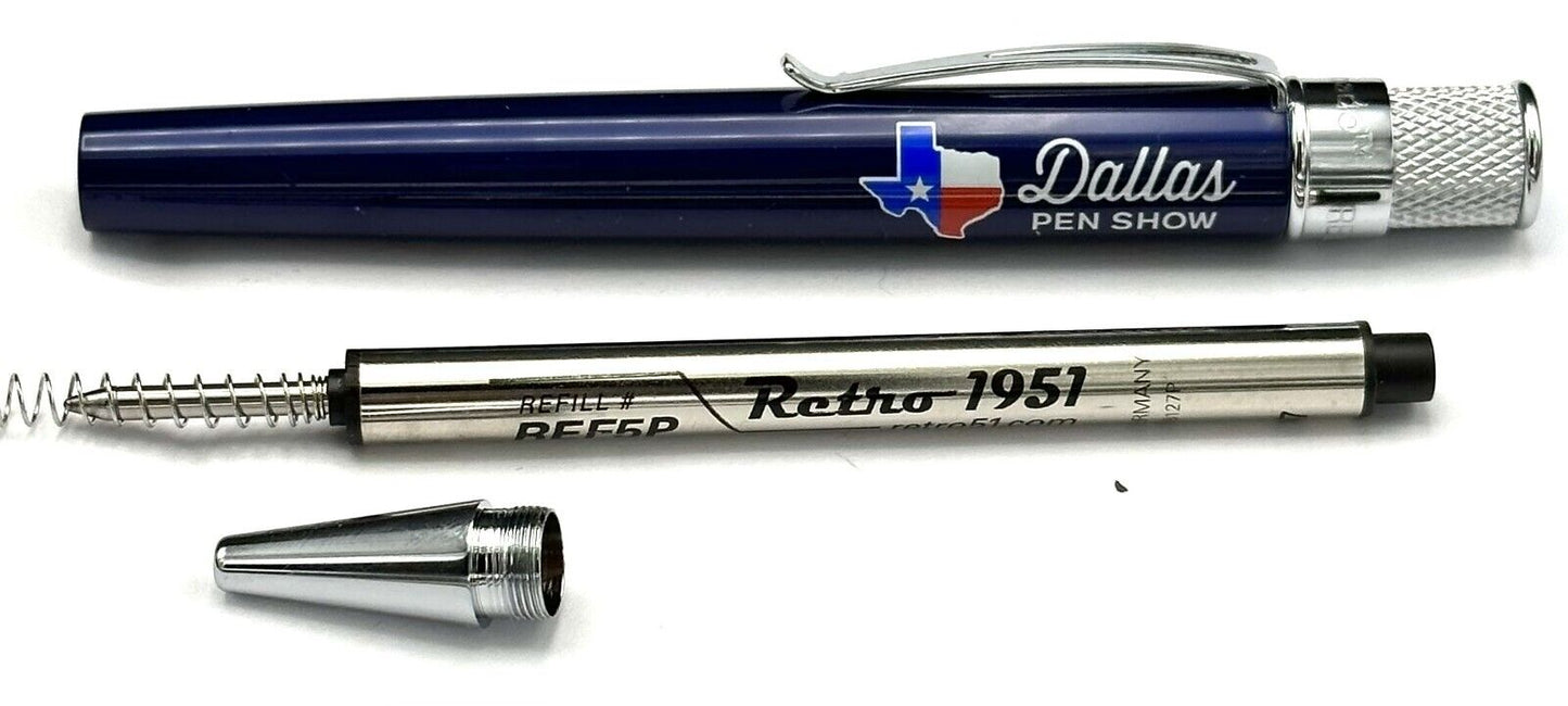 Retro 51 Dallas Pen Show  LE of 200 Tornado Rollerball New Sealed #140