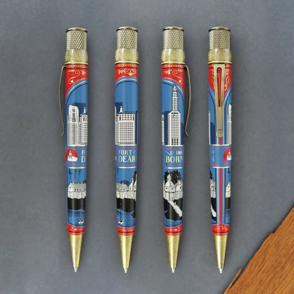 *NEW* Retro 51 Tornado Limited Num "Fort Dearborn" (Military, Chicago) Pen