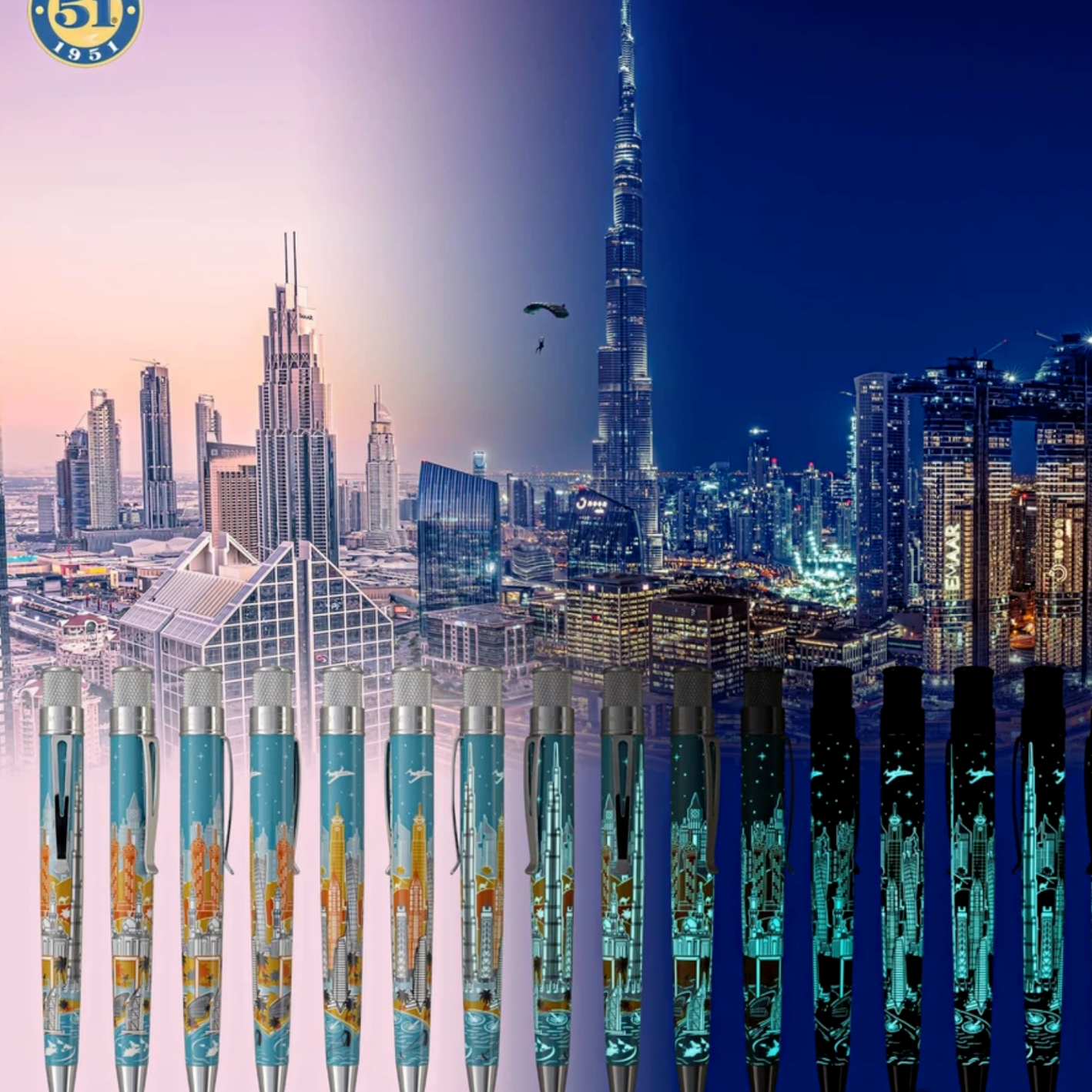 Retro 51 Dubai Skyline Rollerball Pen