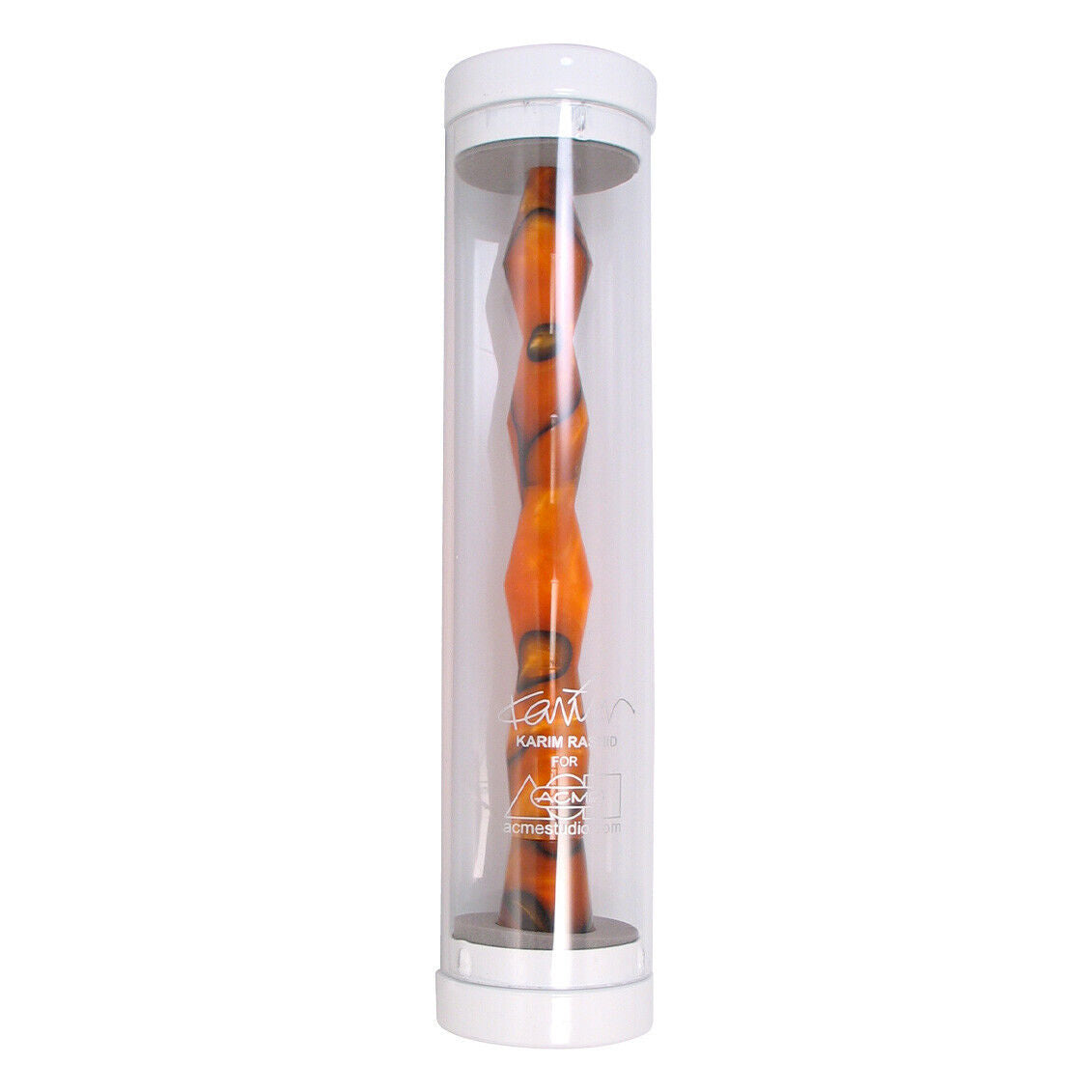 ACME Studio "Kuzi - Orange" Retractable Ballpoint by Designer KARIM RASHID - NEW