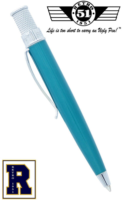 Retro 51 "Turquoise" Elite Tornado Ballpoint Pen - New, Sealed