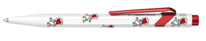 Caran d'Ache KEITH HARING 849 Ballpoint Pen White -Christmas 2023- Special Edition