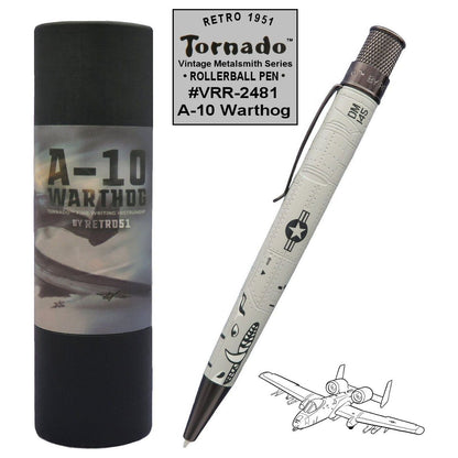 Retro 51 Metalsmith Series #VRR-2481 / A-10 Warthog Rollerball Pen