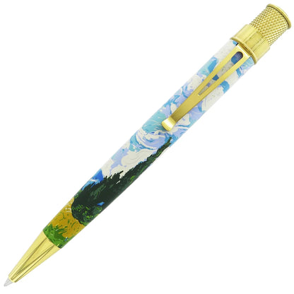 Retro 51 Metropolitan Van Gogh Wheat Field with Cypresses Pen Rollerball Pen