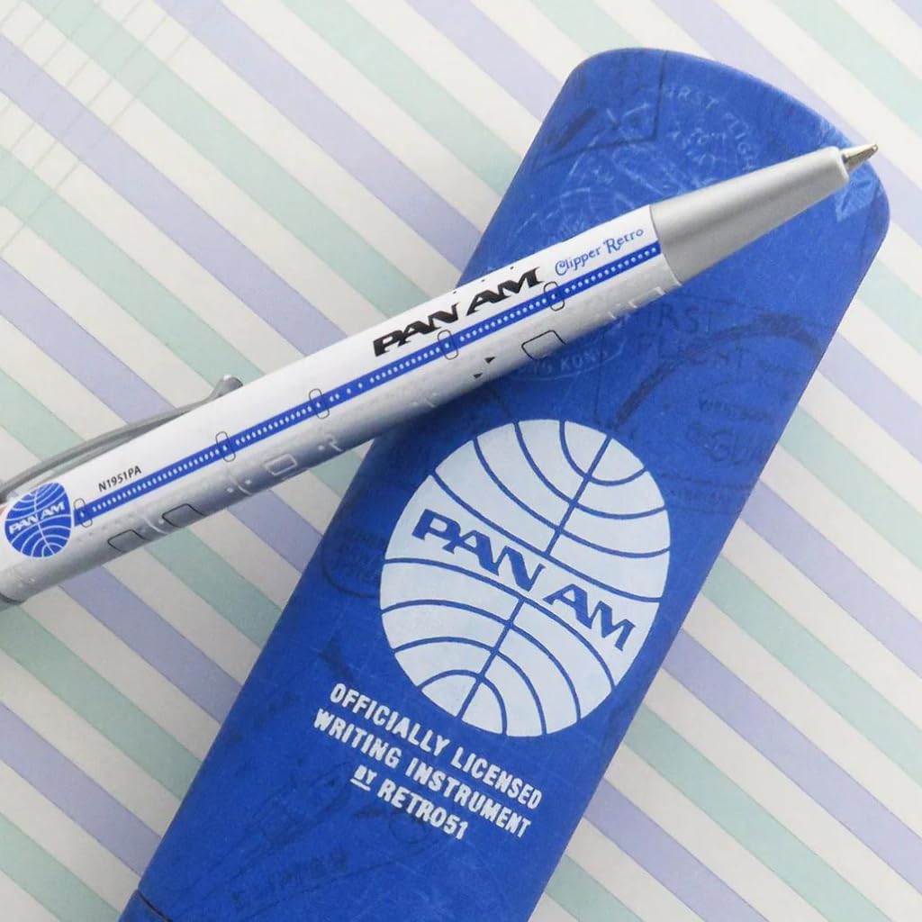 Tornado Pan Am Retro Clipper Rollerball Fine Writing Pen