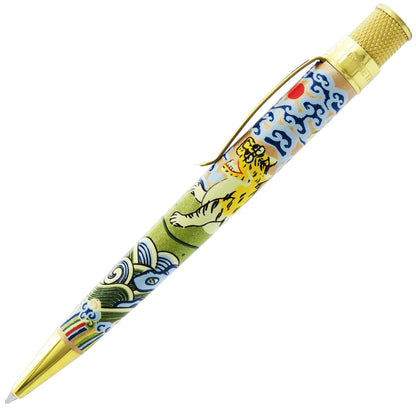 Retro 51 Metropolitan Chinese Tiger Rank Badge Rollerball Pen