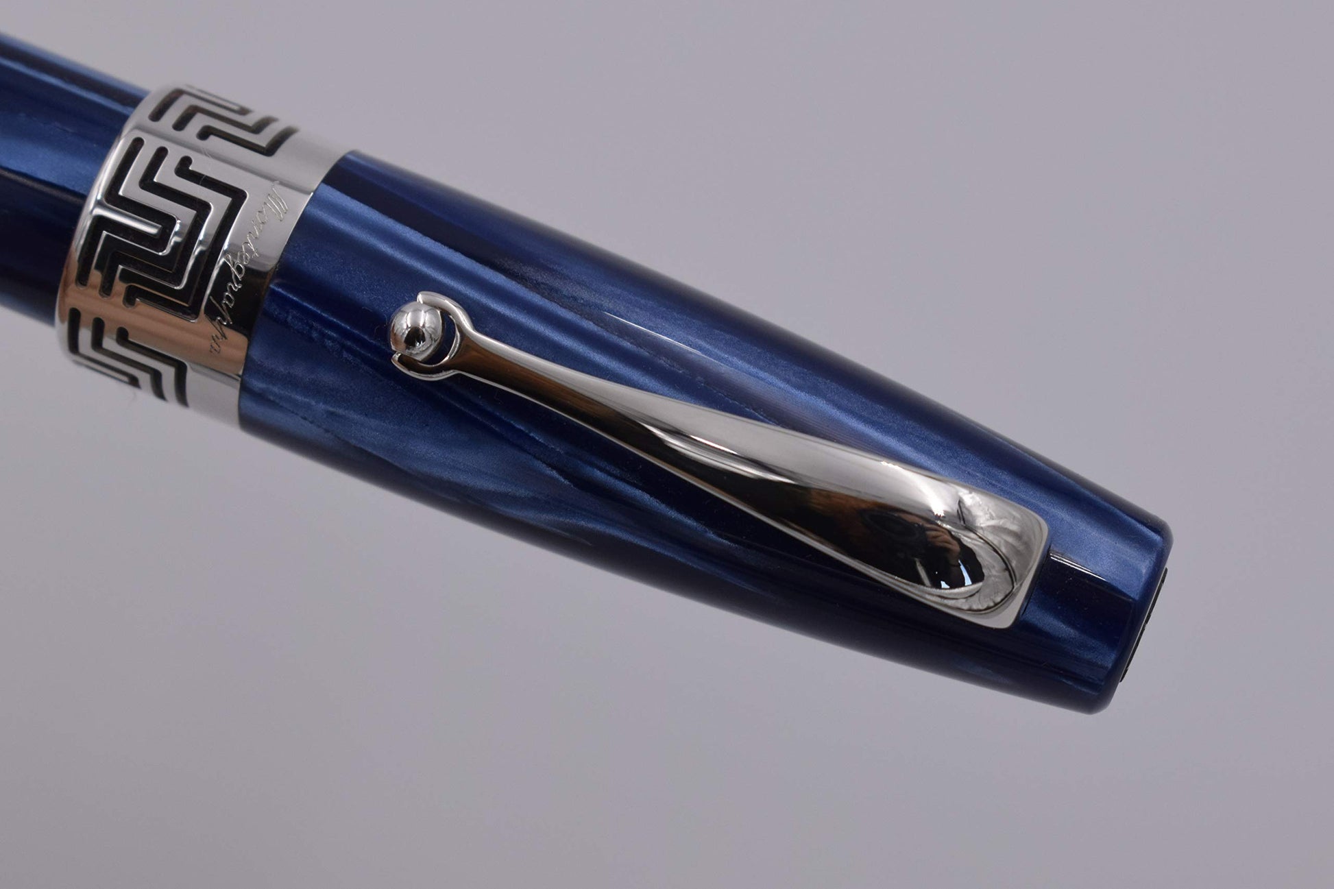 Montegrappa Extra 1930 Mediterranean Blue Silver Trim Rollerball Pen – JAX  Pens