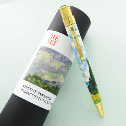 Retro 51 Metropolitan Van Gogh Wheat Field with Cypresses Pen Rollerball Pen