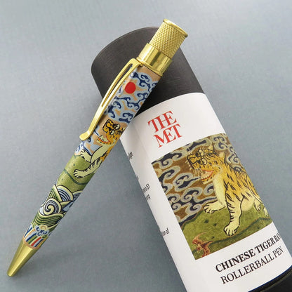 Retro 51 Metropolitan Chinese Tiger Rank Badge Rollerball Pen