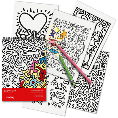 Caran D'Ache "Keith Haring Colour Pad" Book - NEW