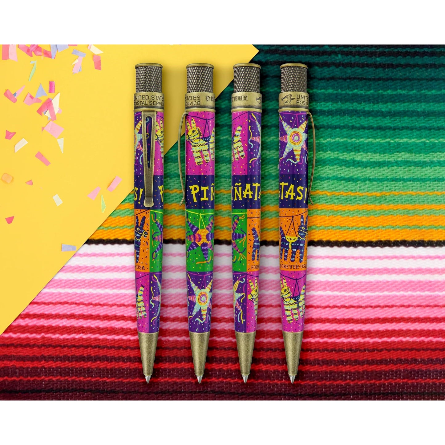 Retro 51 Pinata Stamps Rollerball Pen