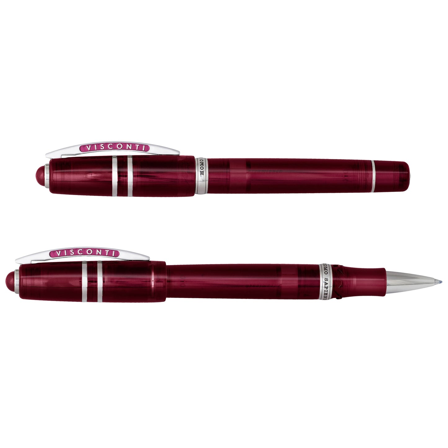 Visconti Homo Sapiens Demo Stones Ruby Rollerball Pen - New