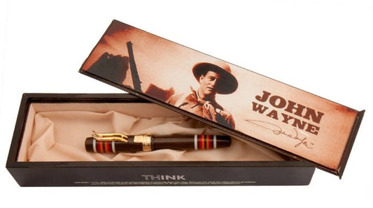 Think John Wayne LE Rollerball Pen # 052/888 New w/ Cool Wood Box