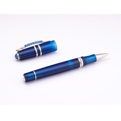 Visconti Demo Stones Sapphire Blue Rollerball New