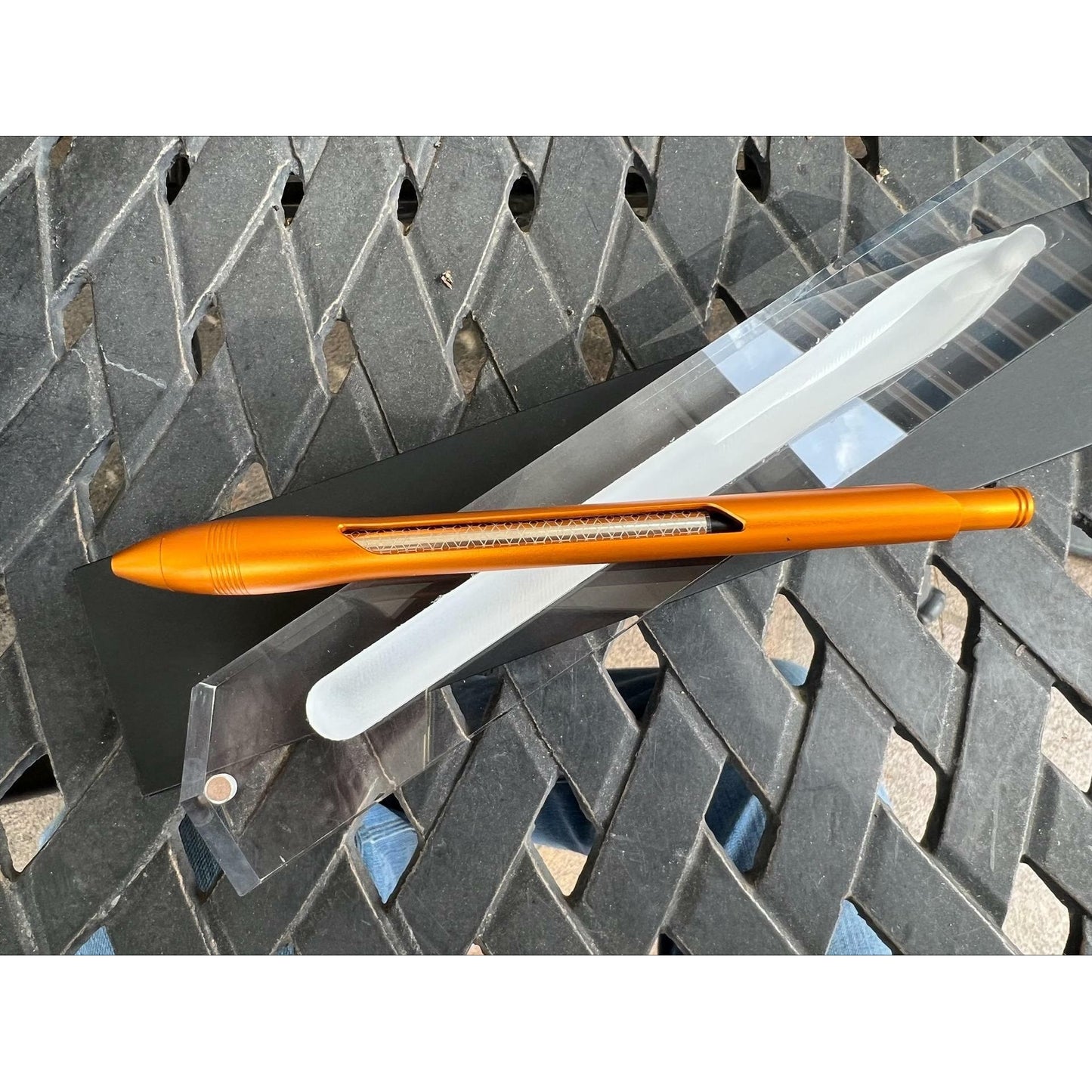 Rare and Awesome  Orange McLaren F1 Racing Pen -