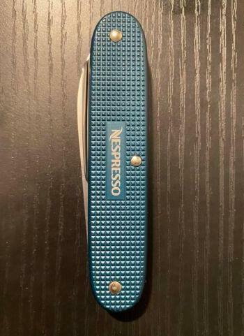 Victorinox Nespresso Blue Dharkan Teal Swiss Army Knife  2018 New in Box