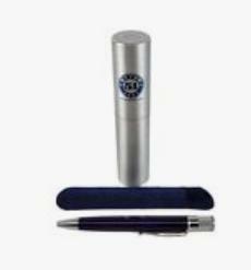 Retro 51 Elite Double Barrel Rollerball Pen Cobalt Blue Lacquer  New