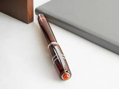 Visconti Homo Sapiens Demo Stones Ruby Rollerball Pen - New