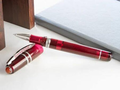 Visconti Homo Sapiens Demo Stones Ruby Rollerball Pen - New