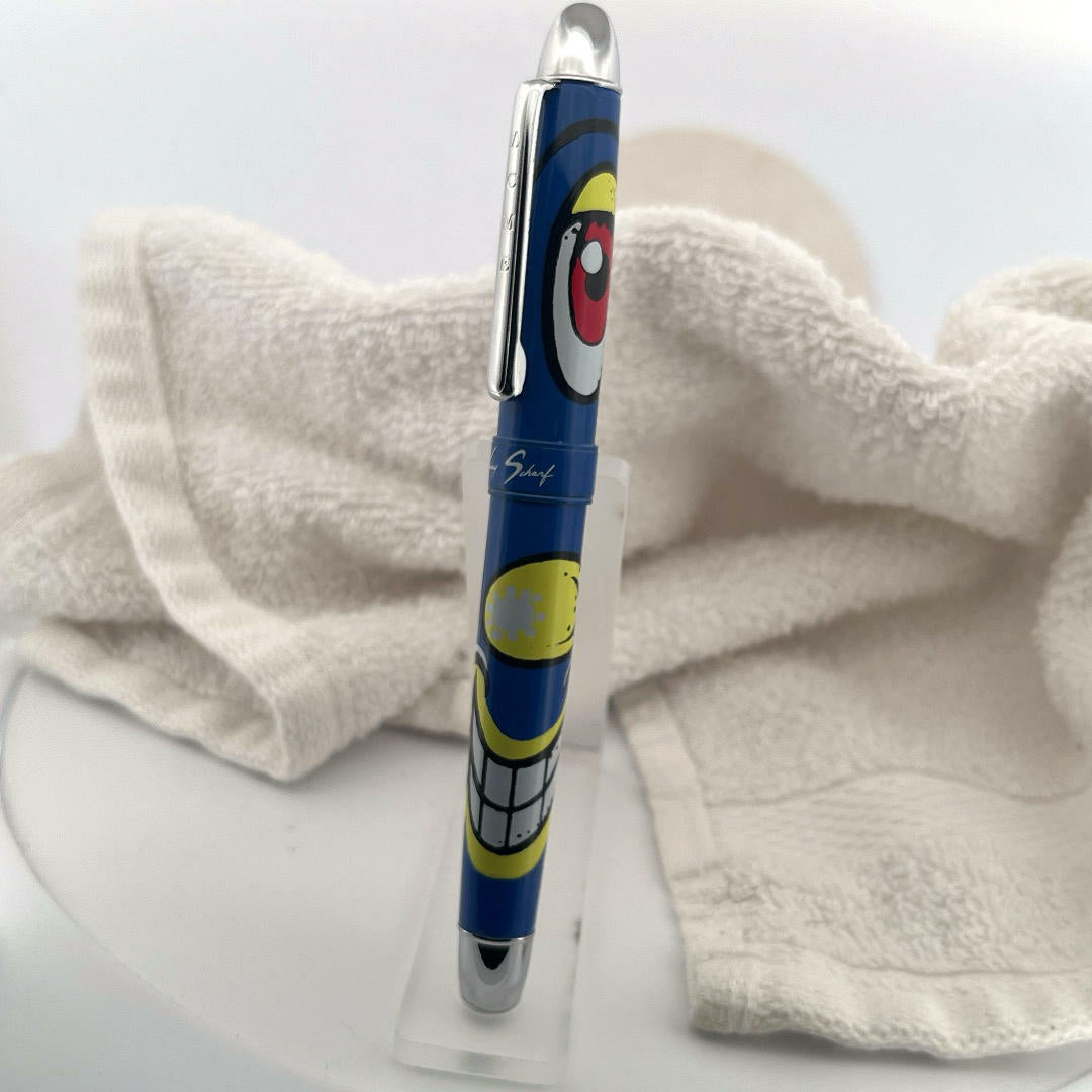 ACME Studios' "One-Eye Guy" Blue Rollerball Pen by K. Scharf