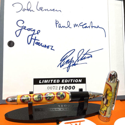 ACME Studios' "Yellow Submarine" Beatles Rollerball Pen & Business Card Case