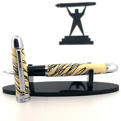 ACME Studios' "Scrawls Cream" Rollerball Pen by architect M.  De Lucchi