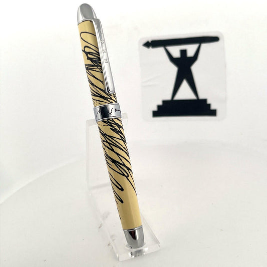 ACME Studios' "Scrawls Cream" Rollerball Pen by architect M.  De Lucchi