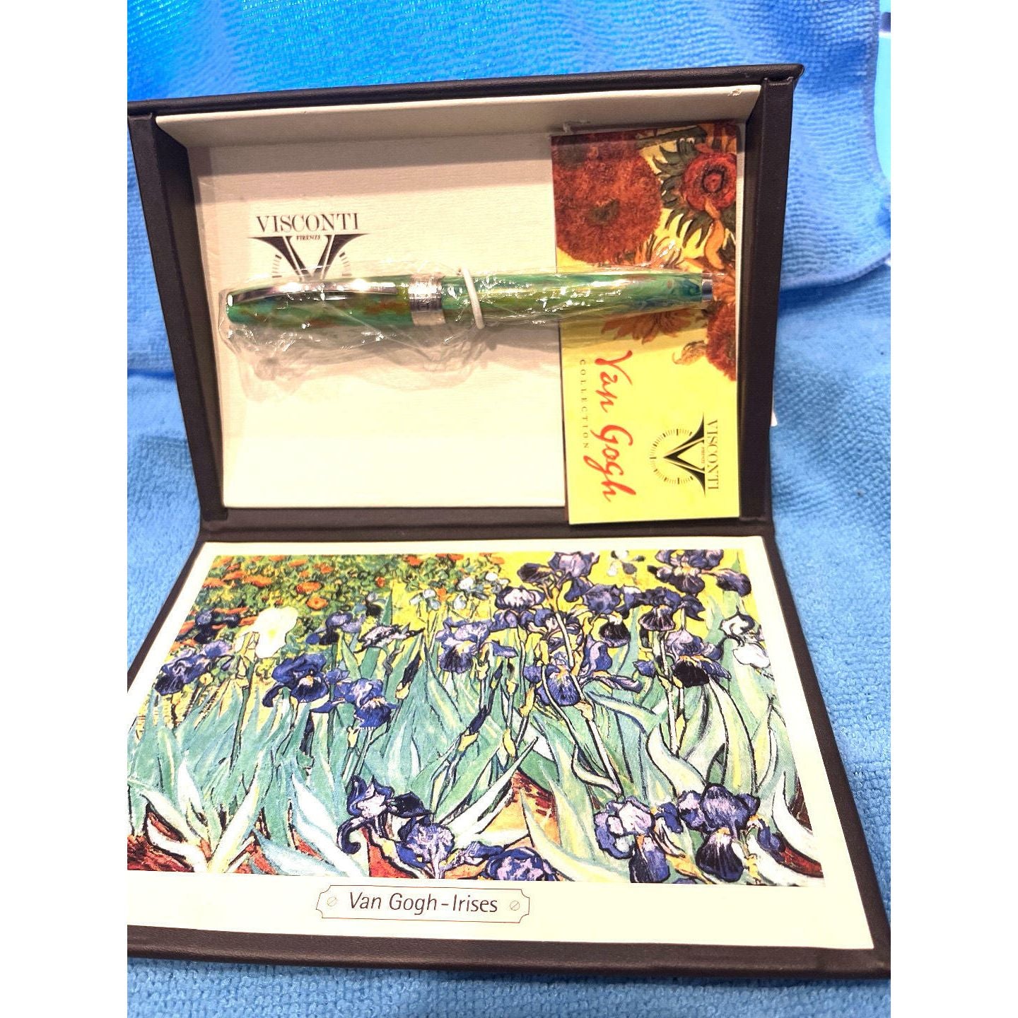 VISCONTI Van Gogh "Irises" Rollerball Pen - NEW