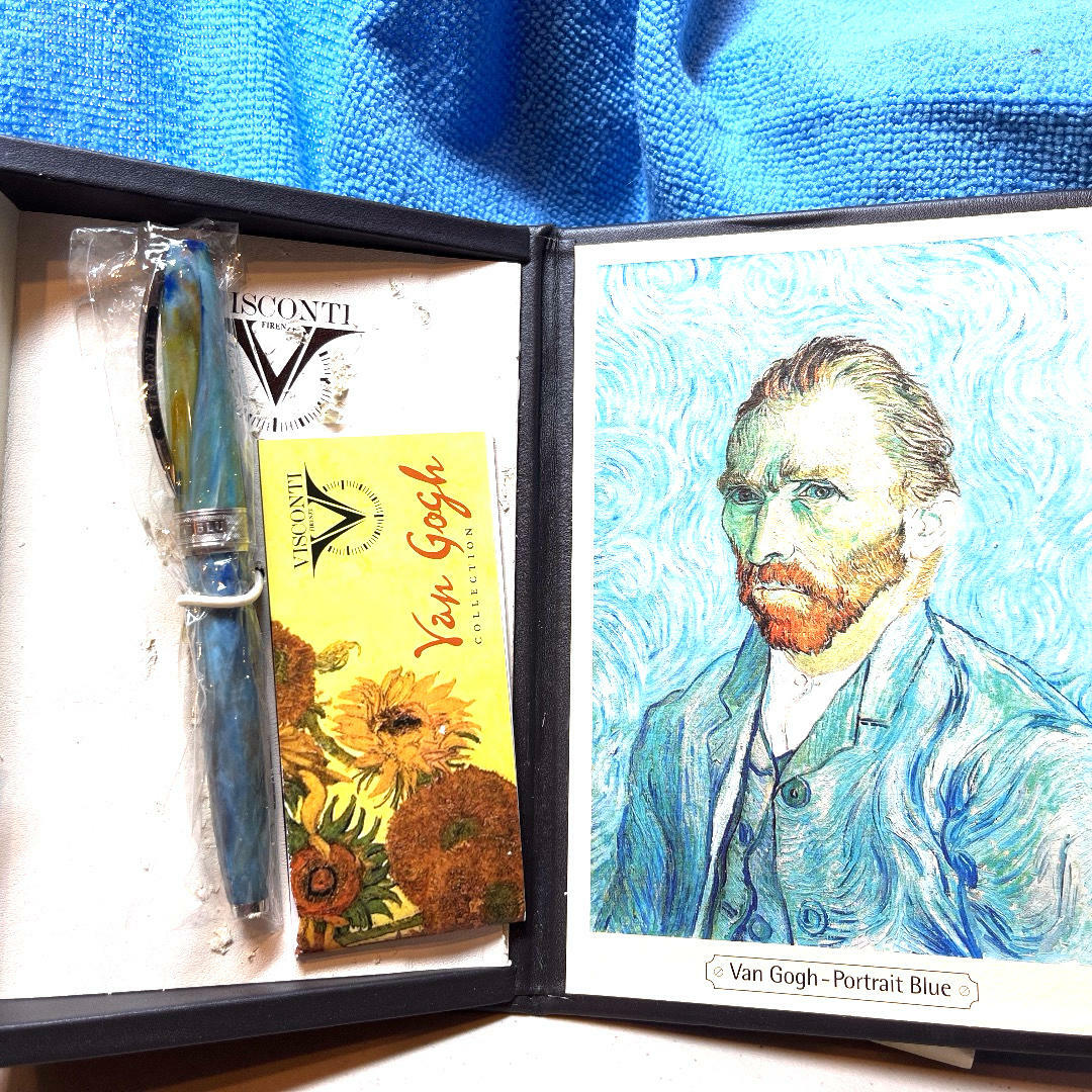 VISCONTI Van Gogh "Portrait Blue" Rollerball Pen - NEW