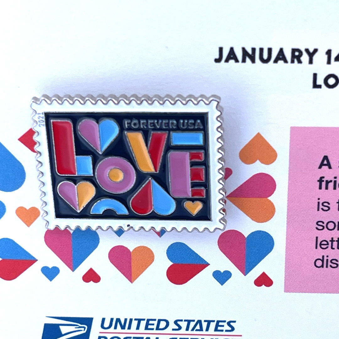 USPS "Love 2021" Forever First Day Cover & Pen Set - NEW