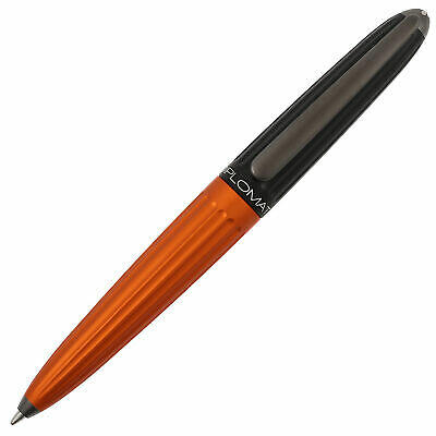 Diplomat Aero Ballpoint Pen Black Orange