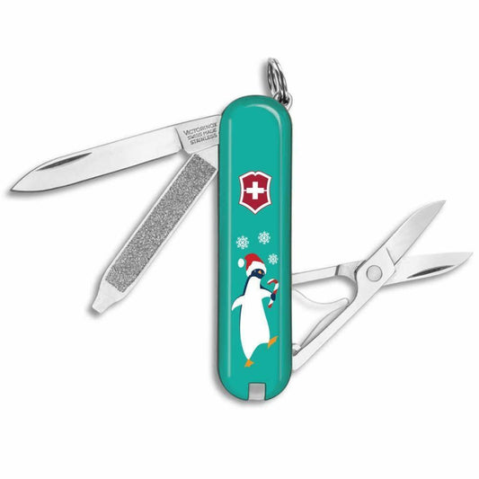 Victorinox Holiday Penguins 2018 Edition Classic Christmas Swiss Army Knife